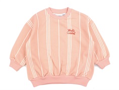 Mini Rodini pink stribet sweatshirt